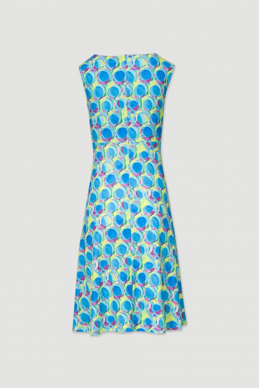 Fluid printed dress