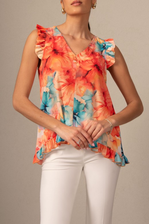 Asymmetric top with pattern