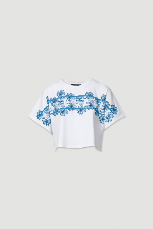 Short-sleeved t-shirt with pattern