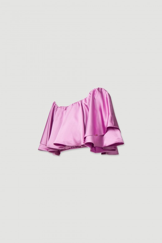 Satin crop top