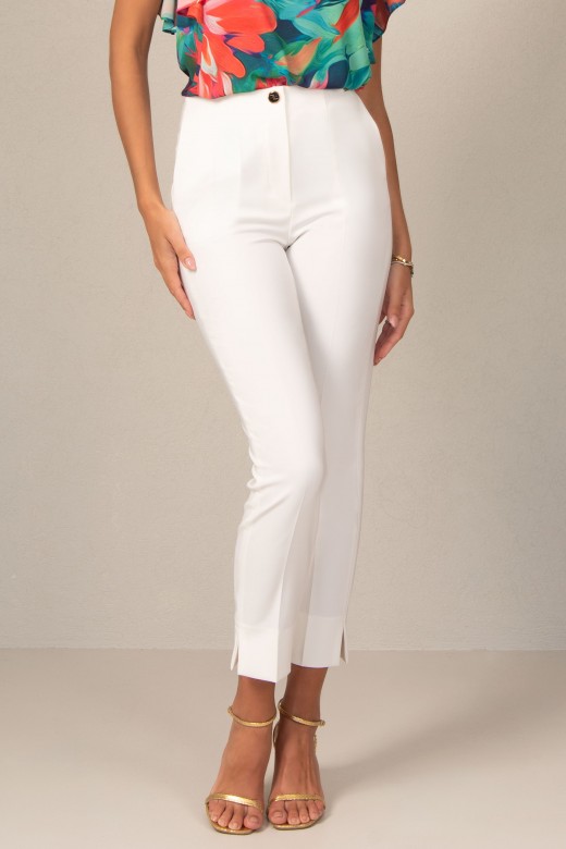 Pantalon classique taille haute