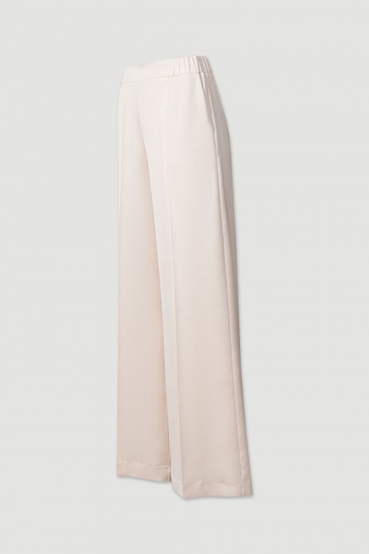 Satin palazzo pants