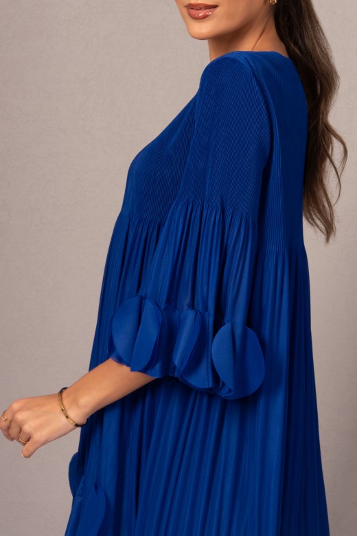 Pleated midi dress