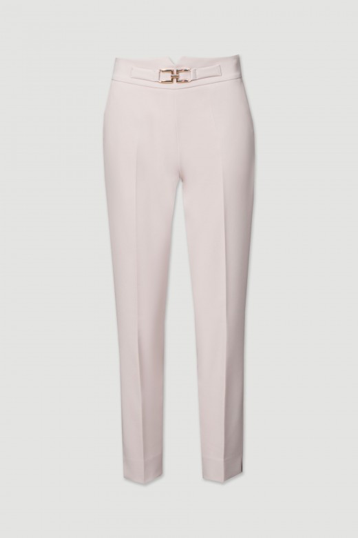 Pantalon classique avec dtails mtalliques