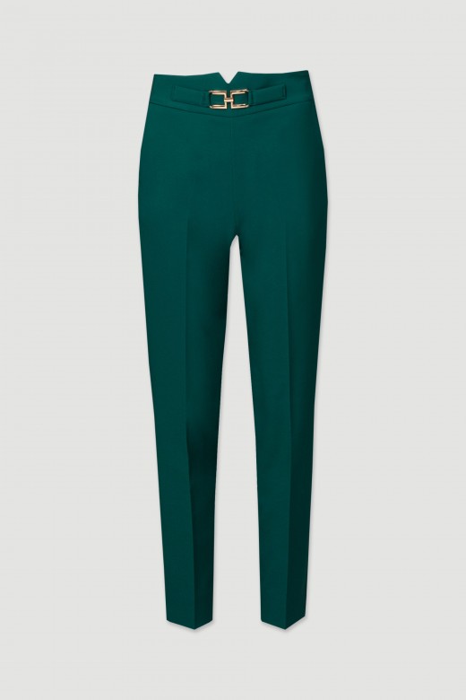 Pantalon classique avec dtails mtalliques