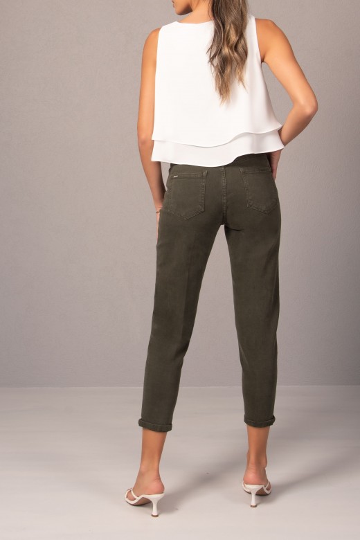 Mom fit cotton jeans