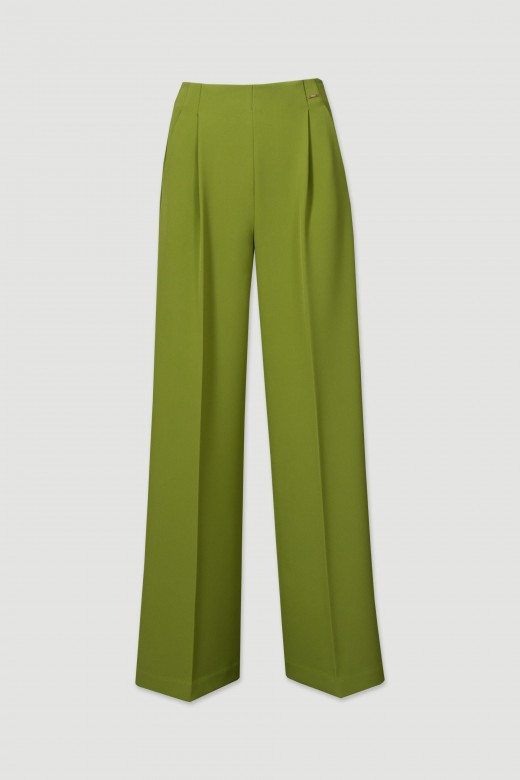 Suit wide-leg pants