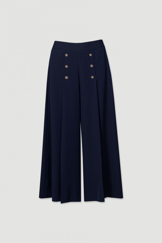 Culotte wide-leg pants