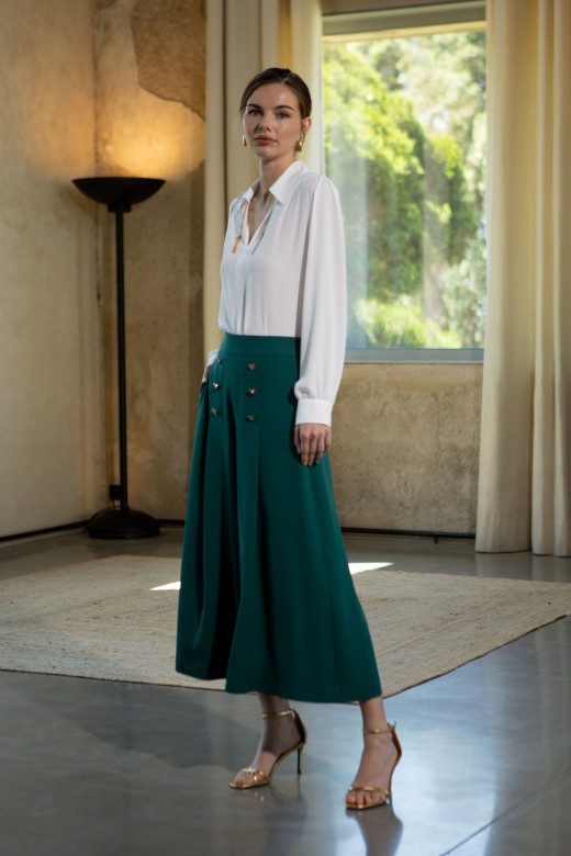 Culotte wide-leg pants