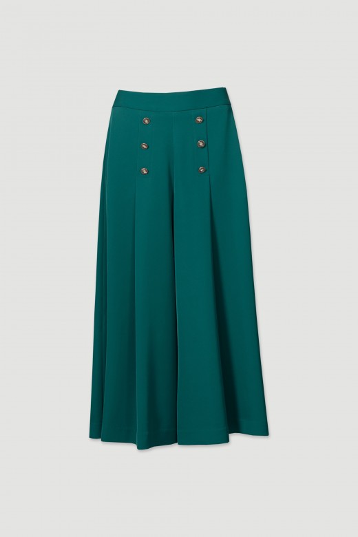 Culotte wide-leg pants