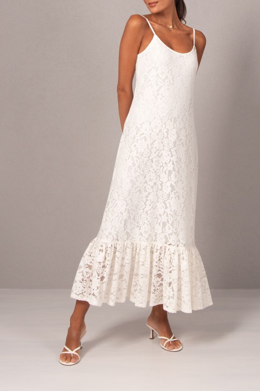 Midi lace dress