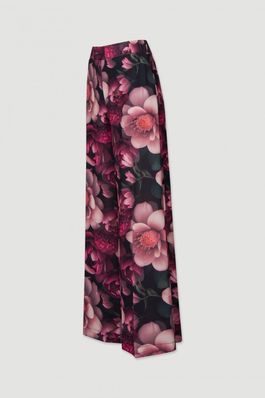 Pantalon palazzo  imprim floral