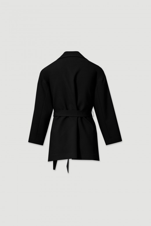 Manteau avec fermeture croise