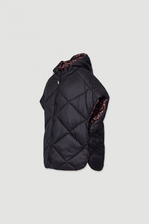 Gilet oversized rversible