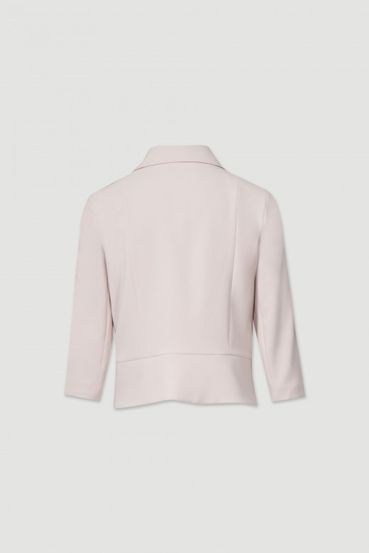 Blazer court de costume crois