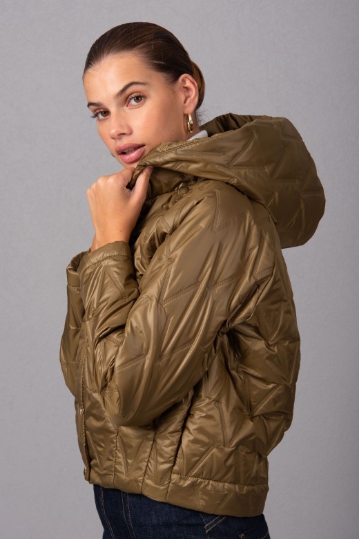 Parka courte matelasse