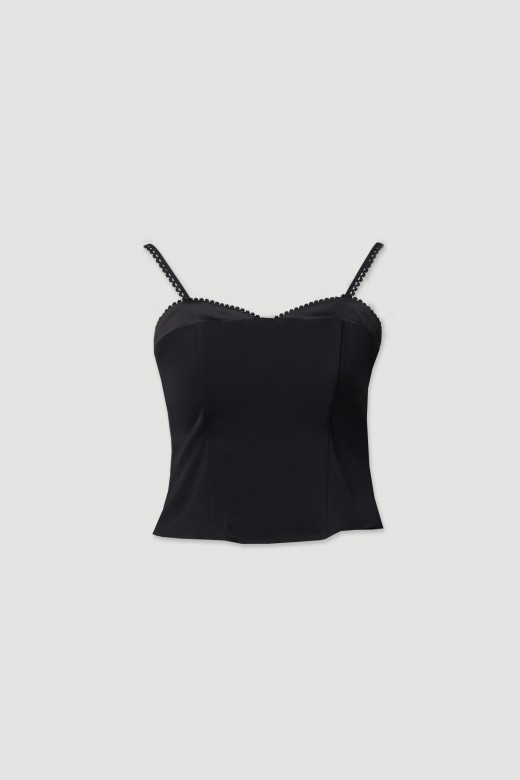 Top with thin detailed straps