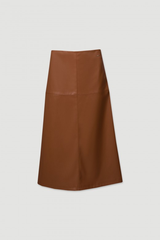 Napa skirt with stitching detail