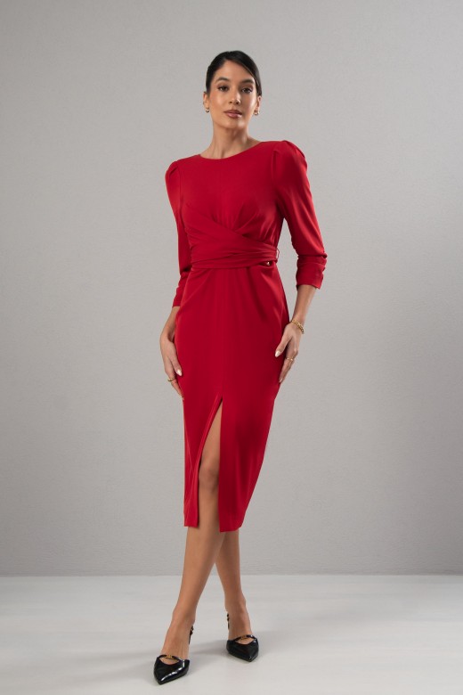 Fitted wrap dress OI24SN11603189 Ferrache