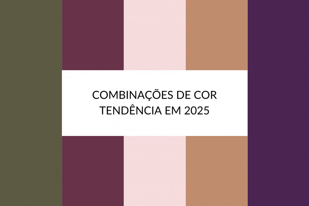 Combinações de cor tendência em 2025 Combinações de cor tendência em 2025