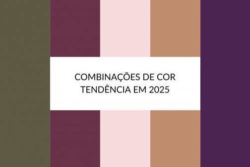 Combinaes de cor tendncia em 2025
