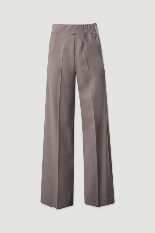Cala wide leg em malha