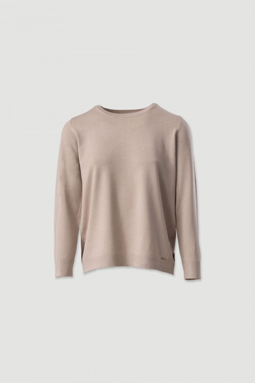 Camisola de malha bsica