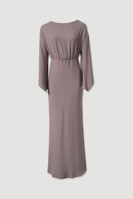 Long dress with open back Long dress with open back