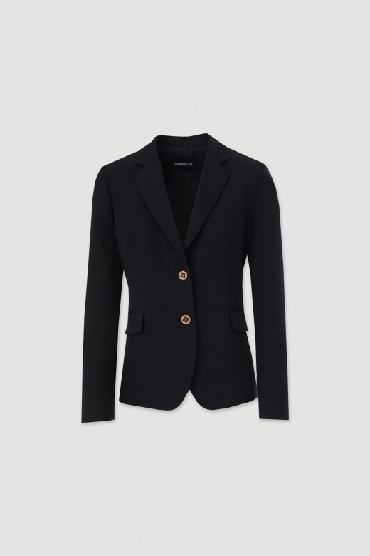 Blazer clssico cintado
