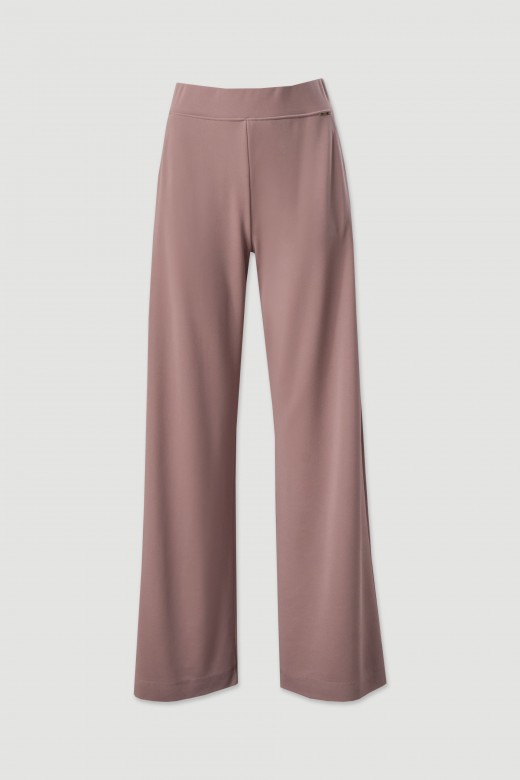 Cala wide leg em malha
