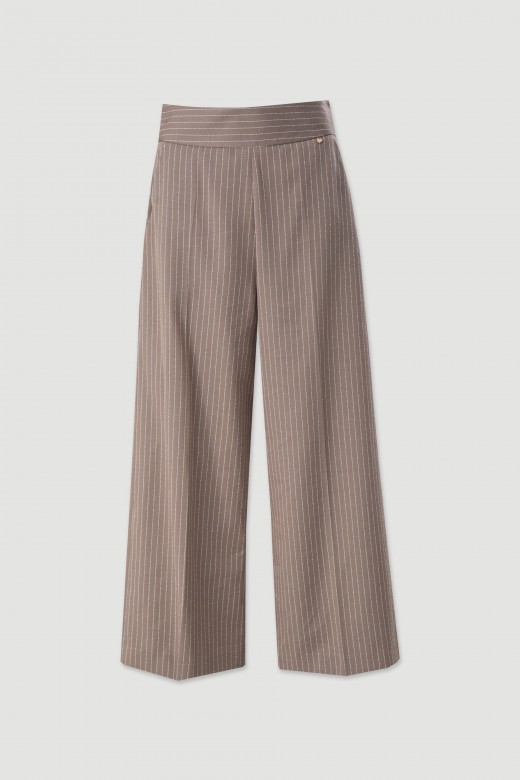 Culotte en tejido con detalle de lnea