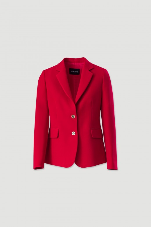 Blazer clssico cintado