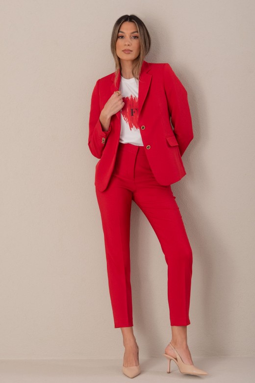 Blazer clssico cintado