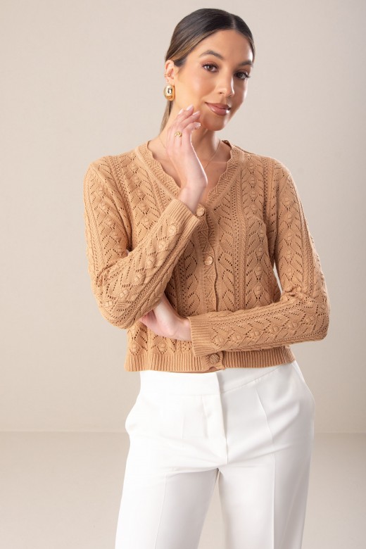 Knit cardigan