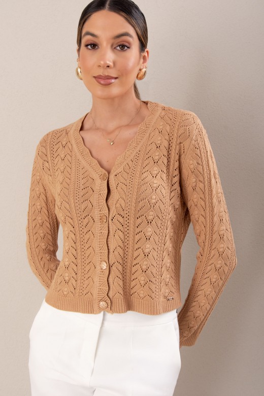 Knit cardigan