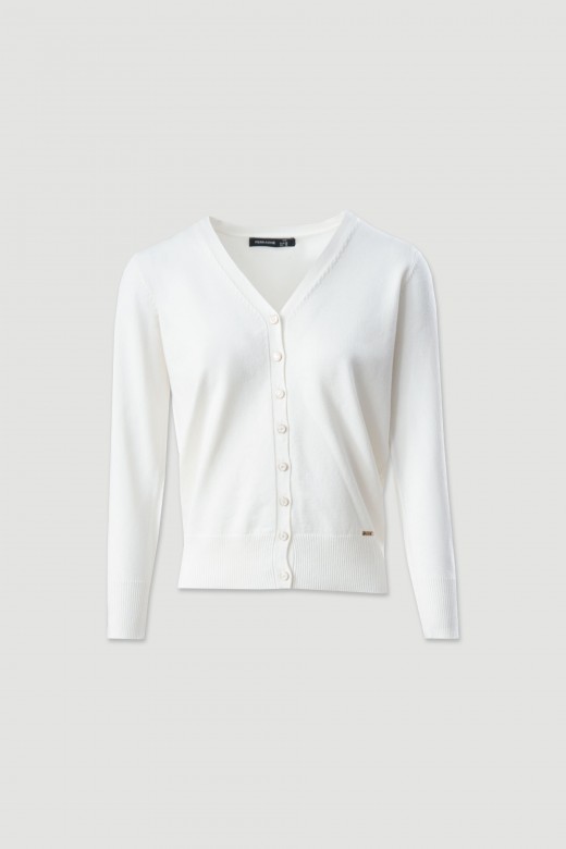 Basic knit jacket