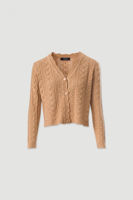 Knit cardigan