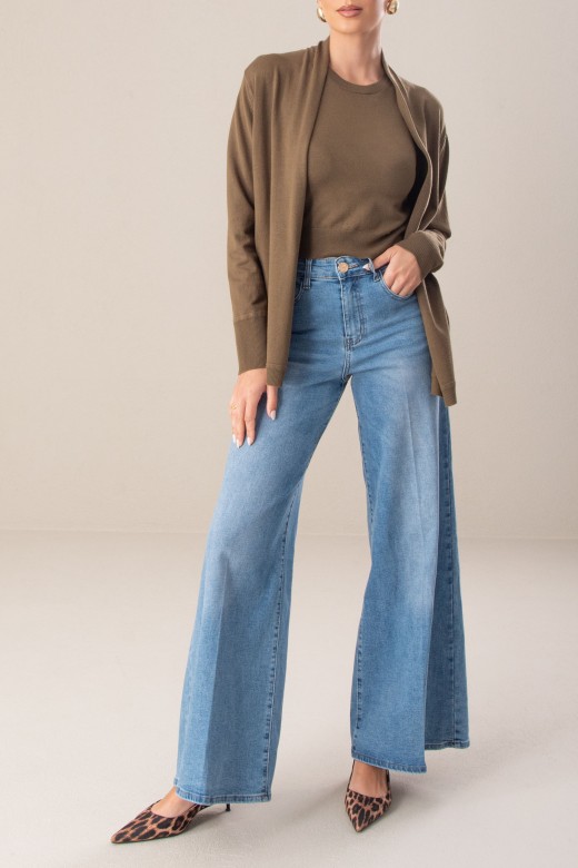 Veste en maille basique ouverte