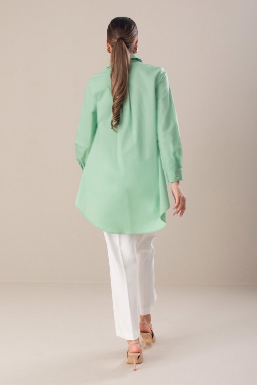 Chemisier long asymtrique