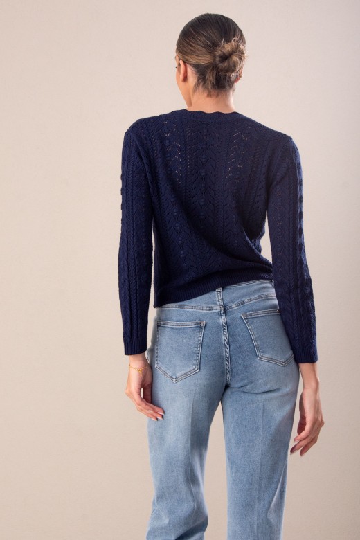 Knit cardigan