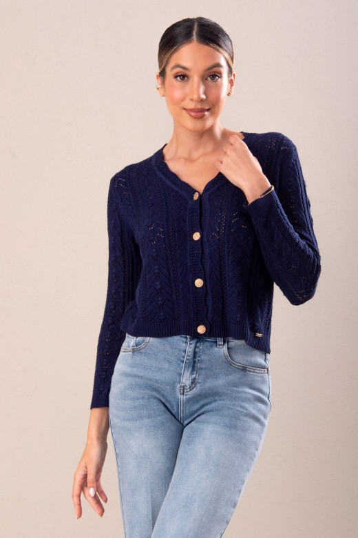Knit cardigan
