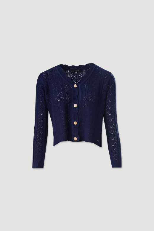 Knit cardigan