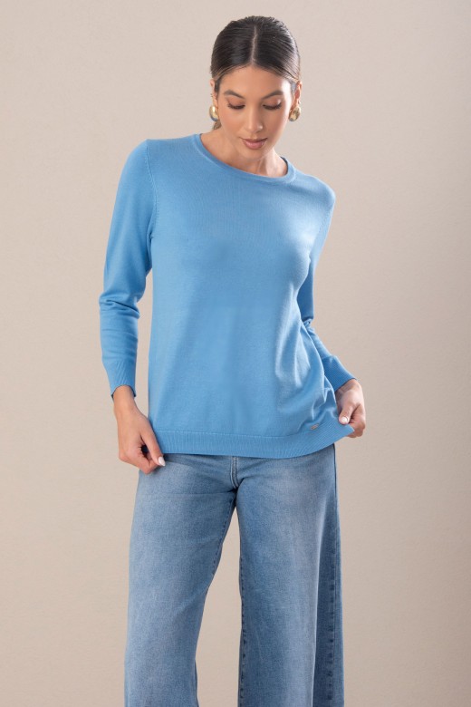 Camisola de malha bsica