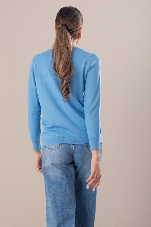 Camisola de malha bsica