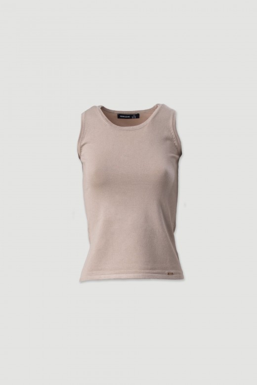 Top malha bsico em viscose