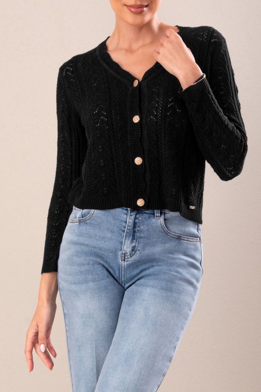 Knit cardigan