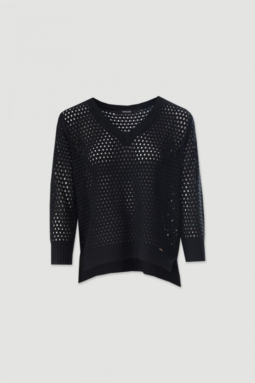 Pull asymtrique en maille perfore