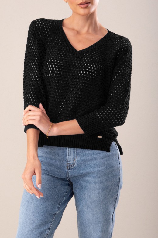 Pull asymtrique en maille perfore