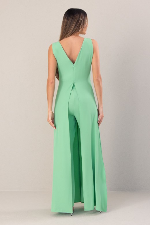 Flowy jumpsuit with tulle details