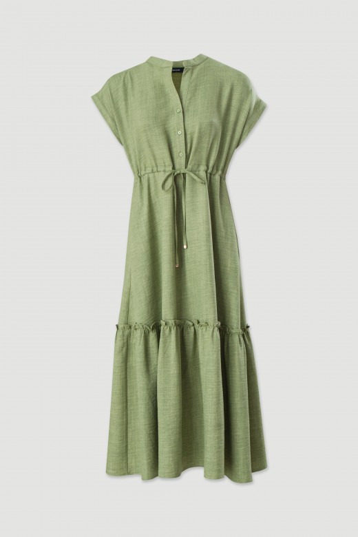 Vestido de cintura ajustvel